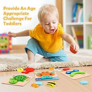 Enhance fine motor skills with the Montessori Animal Puzzle Set, designed for developmental learning through engaging, hands-on play experiences.
