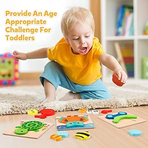 Enhance fine motor skills with the Montessori Animal Puzzle Set, designed for developmental learning through engaging, hands-on play experiences.