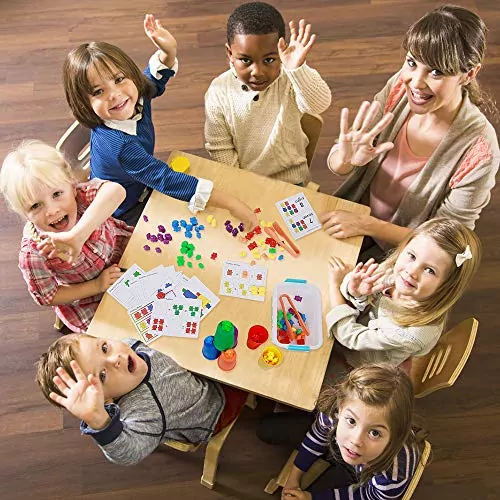 STEM Color Recognition Toy: Enhance playtime with Counting Bears Sorting Cups for interactive learning and color identification development.