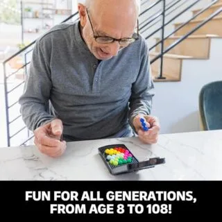 Educational Insights Kanoodle Genius 3D Puzzle Game is a brain teaser ideal for all ages, perfect as a travel-friendly challenge to enhance cognitive skills.