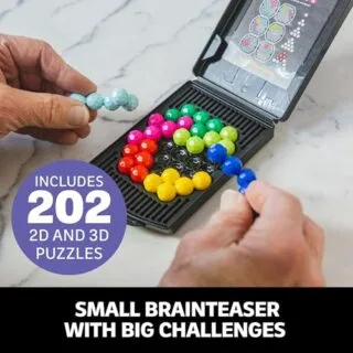 Kanoodle Genius 3D Puzzle Game: Engaging brain teaser for all ages. Ideal for travel fun and mental challenges with innovative designs.