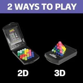 Kanoodle Genius 3D Puzzle Game: Stimulating Brain Teaser Ideal for Travel. Engaging Educational Toy for Children to Enhance Cognitive Skills and Problem Solving.
