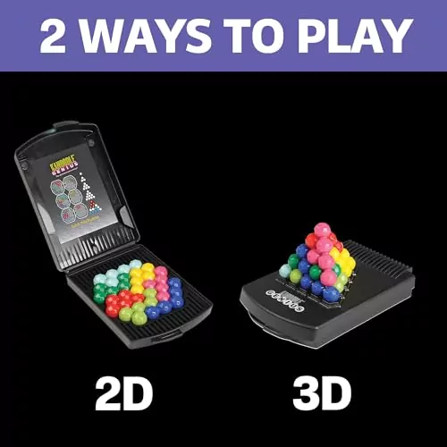 Kanoodle Genius 3D Puzzle Game: Stimulating Brain Teaser Ideal for Travel. Engaging Educational Toy for Children to Enhance Cognitive Skills and Problem Solving.