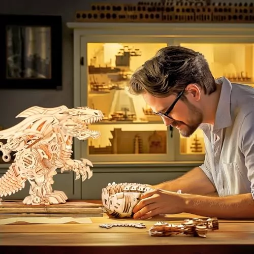 Enhance your educational experience with this captivating 3D wooden dragon puzzle building kit, perfect for educators seeking hands-on learning tools.