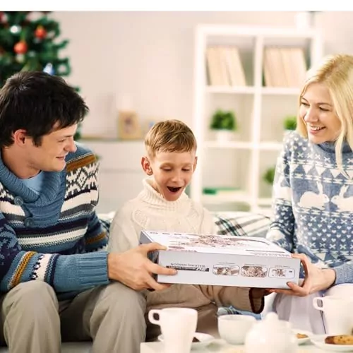 3D Wooden Puzzle Kit featuring a Roaring Dragon design; ideal for adults seeking creative construction and educational entertainment.