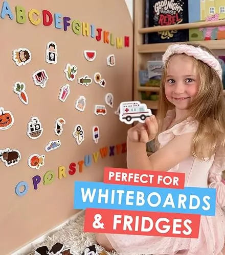 Engage young learners with a 78-piece foam magnet set designed for interactive classroom learning, enhancing educational experiences creatively.
