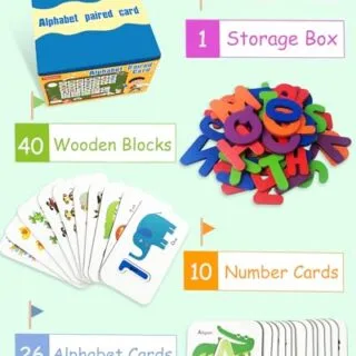 Montessori ABC and Number Flash Cards for Toddlers: Educational Tools for Early Numeracy and Literacy Development, Perfect for Ages 3-5.