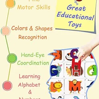 Montessori ABC and Number Flash Cards for Toddlers: Boost Early Education with Engaging, Interactive Learning Tools for Child Development and Gift Ideas.