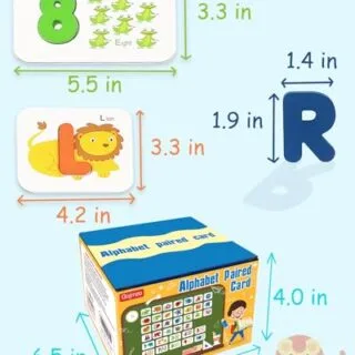 Number flash cards for toddlers designed as Montessori learning toys; ideal educational gift to enhance playtime and support early childhood development.