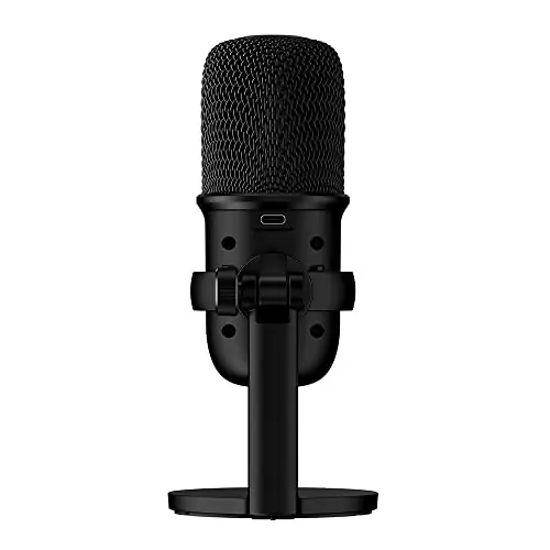 HyperX Solocast USB Condenser Microphone: Ideal for educators using PC, PS4, PS5, and Mac. Features a convenient tap-to-mute function for classroom settings.
