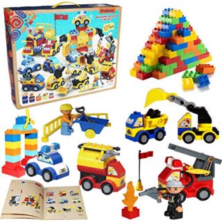 171-piece educational car building set for toddlers, featuring classic blocks for hands-on learning and creative fun, ideal for skill development.