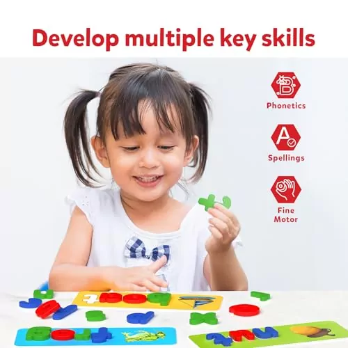 Engage young learners with the Skillmatics Preschool Learning Game, designed to enhance vocabulary and foster early literacy skills through interactive play.