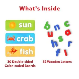 Enhance early literacy with the Skillmatics Preschool Learning Game. This vocabulary-building puzzle activity promotes foundational language skills for young learners.