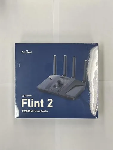 GL.iNet GL-MT6000 Flint WiFi 6 Router offers high-speed internet, vast coverage, enhanced gaming experience, and dual 2.5G ports for seamless connectivity.
