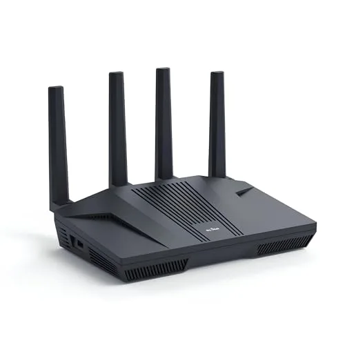 Optimize your gaming experience with the GL.iNet GL-MT6000 Flint2 WiFi 6 router, offering high-speed connectivity and dual 2.5G links for expansive coverage.