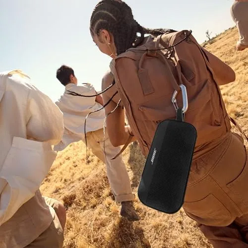 Bose SoundLink Flex excels as a portable Bluetooth speaker ideal for outdoor classroom learning, offering clear audio and durable, weather-resistant design.