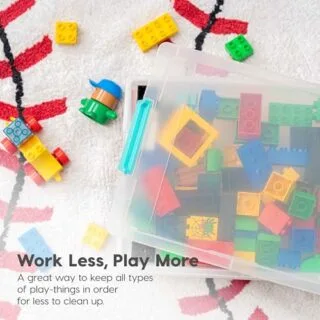 Optimize classroom organization with the Iris USA 6Qt storage bins. Comes in a 4-pack with lids and versatile labels for efficient storage.