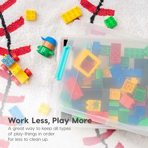 Optimize classroom organization with the Iris USA 6Qt storage bins. Comes in a 4-pack with lids and versatile labels for efficient storage.