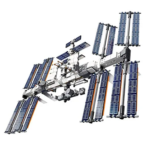 LEGO Ideas 21321 International Space Station Set: Ideal for educational displays, featuring detailed space exploration models and components.