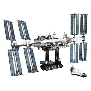 LEGO Ideas 21321 International Space Station Model showcases space exploration, offering an educational display with intricate design features.