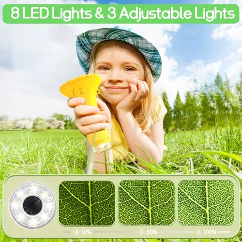 Winwend Kids Portable 1000x Microscope: A Perfect Tool for Young Scientists to Explore and Capture Microscopic Wonders. Ideal for Educational Adventures.