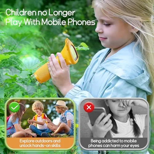 Kids Portable Microscope 1000x: Explore Science with This Photo & Video Capture Tool Perfect for Young Scientists and Budding Explorers