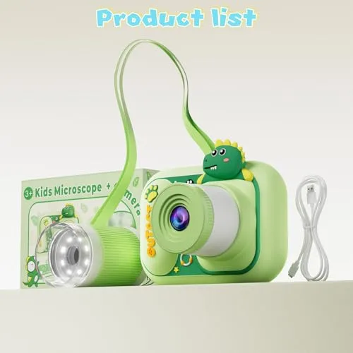 Portable Digital Stem Microscope: 2.4" Display, 1080P, Ideal for Educational Use. Compact and High-Definition Tool for Enhanced Learning.