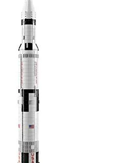 LEGO Saturn V Rocket Model: Ideal STEM Kit for Education, Inspiring Space Exploration and Creativity for Teachers and Kids. Perfect for Learning Enthusiasts.