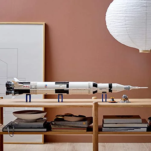 LEGO NASA Apollo Saturn V Rocket Model Kit enhances exploration learning for educators and kids; perfect for space education and STEM activities.