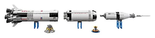 Explore the LEGO NASA Apollo Saturn V Space Rocket Model Kit, perfect for educators and kids interested in space exploration and STEM learning.