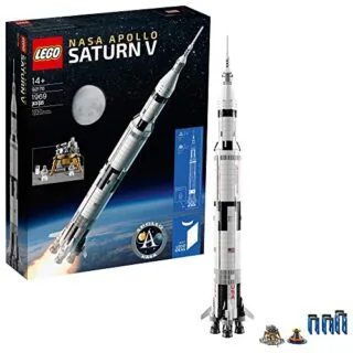 LEGO NASA Saturn V Rocket Model: Perfect for educators and kids, this space science exploration kit inspires learning through interactive play.