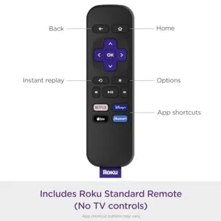 Roku Express HD streaming device enhances classroom learning with seamless access to educational content, featuring a user-friendly standard remote.