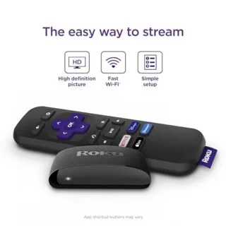 Optimize your virtual classroom experience with the Roku Express HD streaming device, designed for educators seeking seamless connectivity and HD quality.