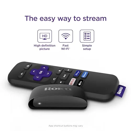 Optimize your virtual classroom experience with the Roku Express HD streaming device, designed for educators seeking seamless connectivity and HD quality.