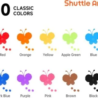 Colorful Shuttle Art Dot Markers for Kids: Enhancing Early Learning with 10 Washable Colors