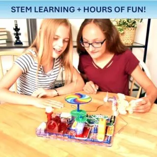 Enhance STEM skills with the Snap Circuits Motion Electronics Kit, offering interactive physics experiments for immersive, hands-on learning experiences.