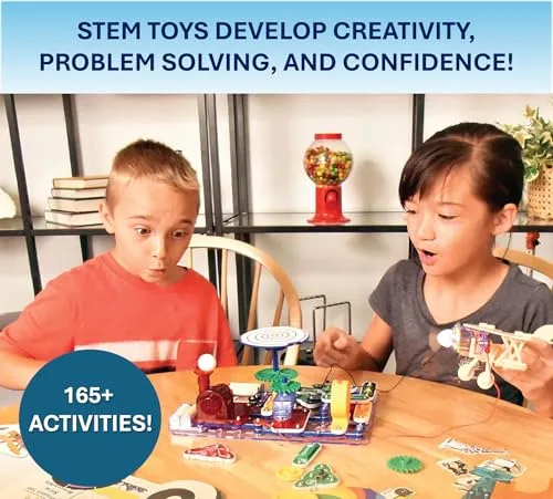 Interactive Physics Experiment with Snap Circuits Motion Electronics Kit: Enhance Hands-On Learning and Education for Kids