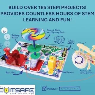 Engage in hands-on learning with the Snap Circuits Motion Electronics Kit, an ideal tool for exploring physics concepts through interactive experiments.
