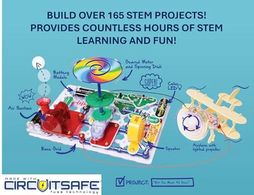 Engage in hands-on learning with the Snap Circuits Motion Electronics Kit, an ideal tool for exploring physics concepts through interactive experiments.