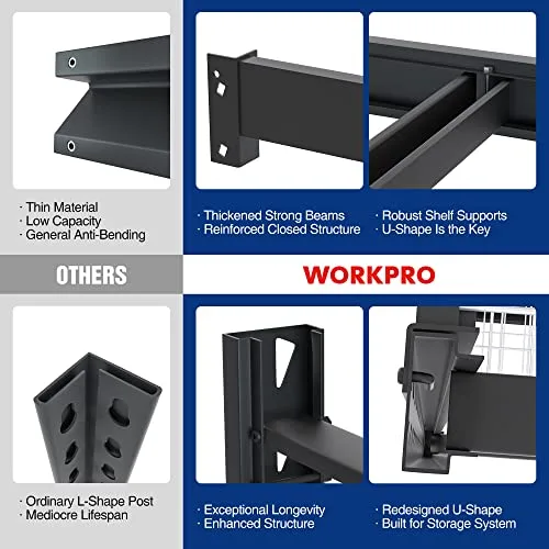 Ultra wide classroom shelving unit with 4 tiers and a 7200 lbs capacity, ideal for maximizing storage and organizing educational spaces effectively.