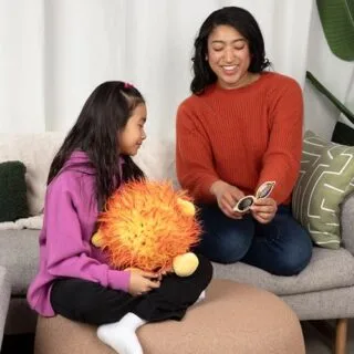 12" Celestial Buddies Sun Plush: An educational, embroidered toy ideal for educators seeking engaging tools for teaching celestial concepts.