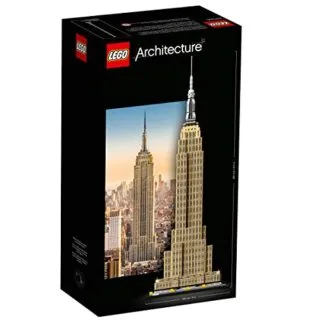LEGO 21046 Empire State Building: Iconic NYC Skyline Model, Ideal for Learning Architecture and History Through Engaging and Interactive Play
