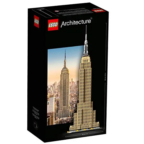 LEGO 21046 Empire State Building: Iconic NYC Skyline Model, Ideal for Learning Architecture and History Through Engaging and Interactive Play