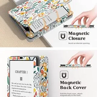 MoKo's sleek case for the 7-inch Kindle Paperwhite offers optimal protection and enhances accessibility, ideal for educators needing a reliable reference accessory.