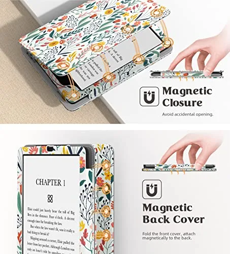 MoKo's sleek case for the 7-inch Kindle Paperwhite offers optimal protection and enhances accessibility, ideal for educators needing a reliable reference accessory.