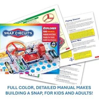 Explore the Snap Circuits Jr. SC-100 Robotics STEM Kit! Featuring 100+ projects and a full-color guide, it's perfect for educators and learners.