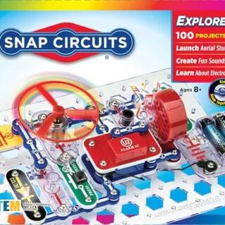Discover the Snap Circuits Jr. SC-100, a top Robotics STEM kit featuring 100 educational projects and a full-color guide, perfect for educators.