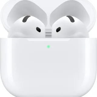 Apple AirPods 4: Optimal Bluetooth Earbuds Designed for Educators, Featuring Advanced Spatial Audio Technology for Enhanced Listening Experience.