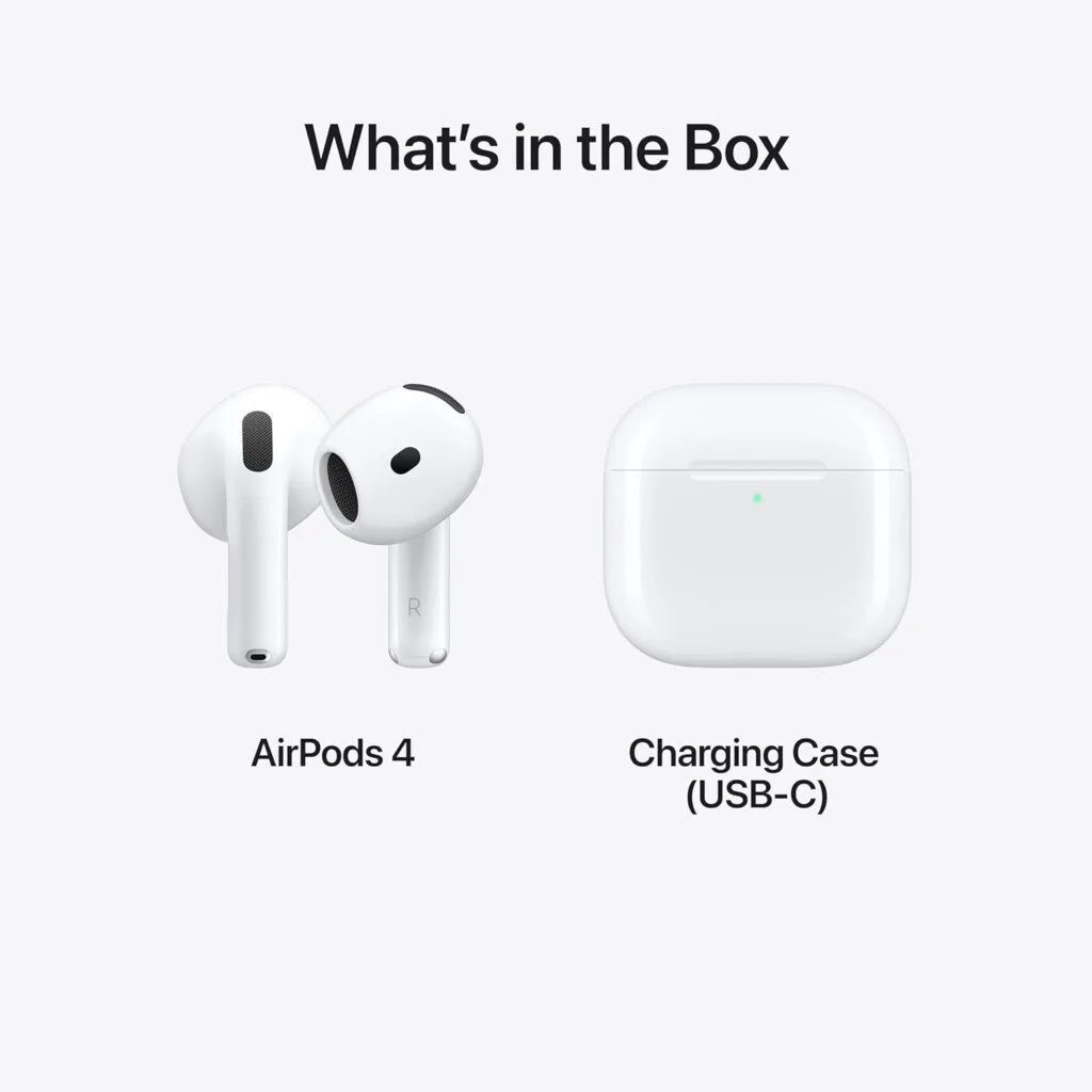 Enhance your classroom experience with Apple AirPods 4. These Bluetooth earbuds offer spatial audio and water resistance, ideal for teachers and educators.