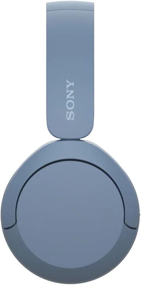 Blue Sony WH-CH520 Bluetooth On-Ear Headset with Mic offers educators a wireless audio solution for seamless communication and high-quality sound.